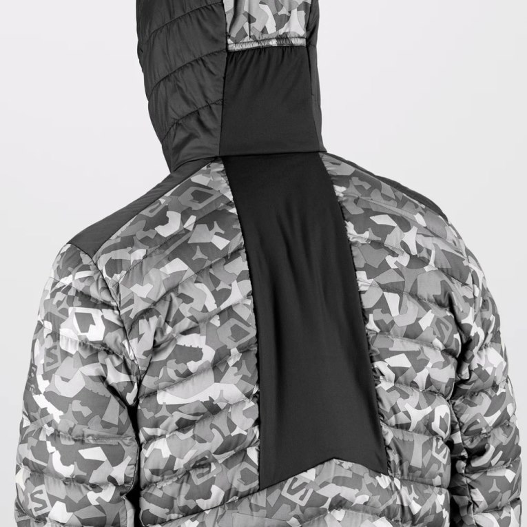 Camo Salomon Essential Xwarm Down Men's Insulated Jackets | IE HG2831